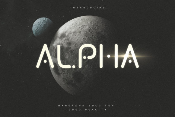 Alpha Font for Handmade Creations