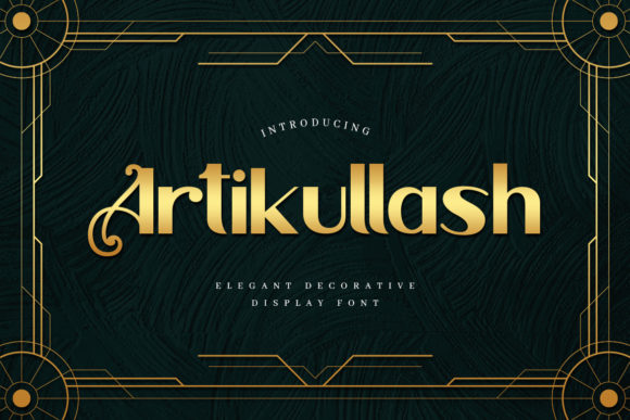 Artikullash: A Bold Display Font for Impactful Branding