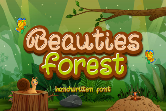 Beauties Forest Font for Small Business Branding