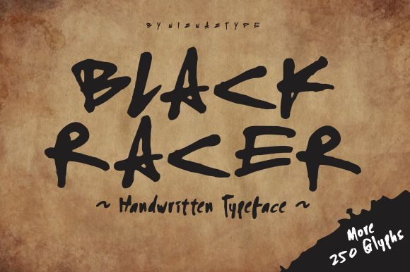 Black Racer Font for Professional Branding