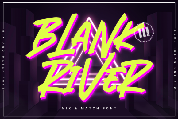 Blank River: A Display Font That Elevates Campaign Creativity
