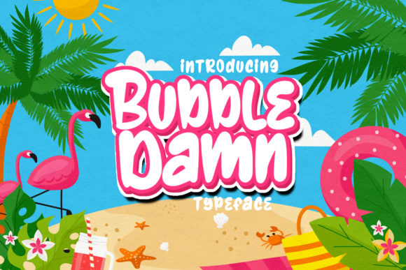 BubbleDamn: A Playful Font for Editorial Design