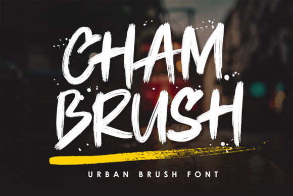 Chambrush: A Playful Display Font for Editorial Design