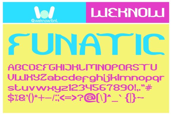 Funatic Font for a Playful Web Design Project