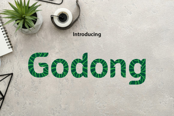Godong: A Simple Display Font That Elevates Handmade Creations