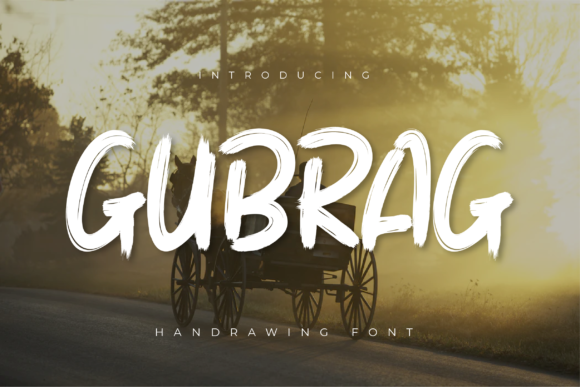 Gubrag: A Bold Display Font for Creative Projects