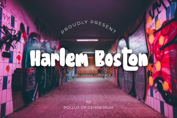 Harlem Boston: A Bold Display Font for Digital Impact