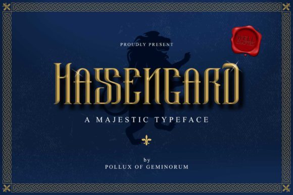 Hassengard Font for Handmade Creations