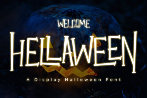 Hellaween Font for Spooky Branding Projects