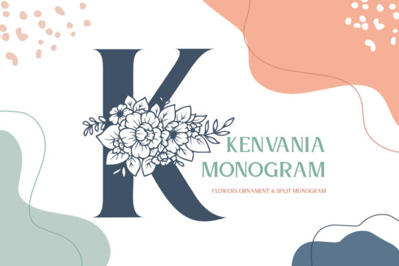Kenvania Monogram Font for Handmade Creations