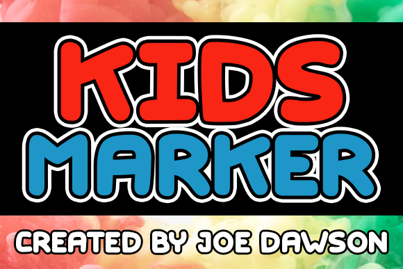 Kids Marker Font for Digital Creativity