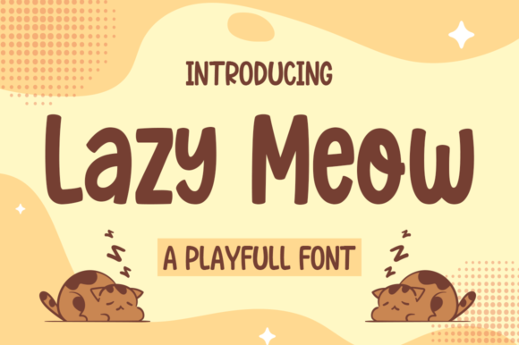 Lazy Meow: A Playful Font That Boosts Brand Identity