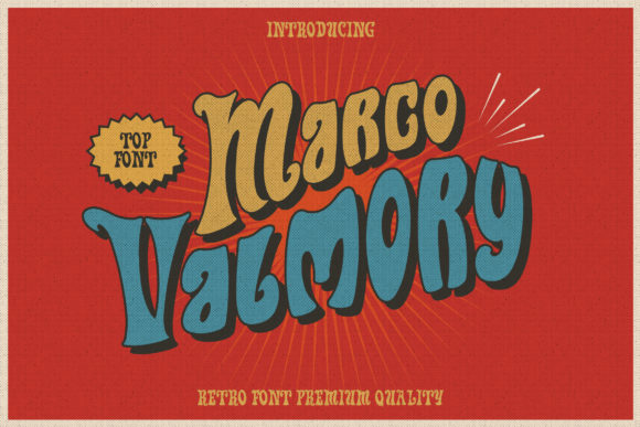 Marco Valmory: A Bold Display Font for Standout Branding