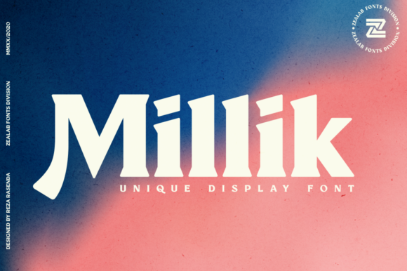 Millik: A Bold Display Font for Web Design