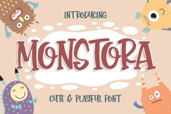 Monstora: A Playful Display Font for Editorial Design
