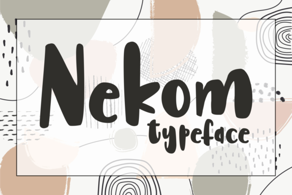 Nekom: A Playful Display Font for Web Design