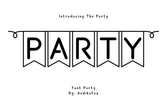 Party Font for Web Design Projects