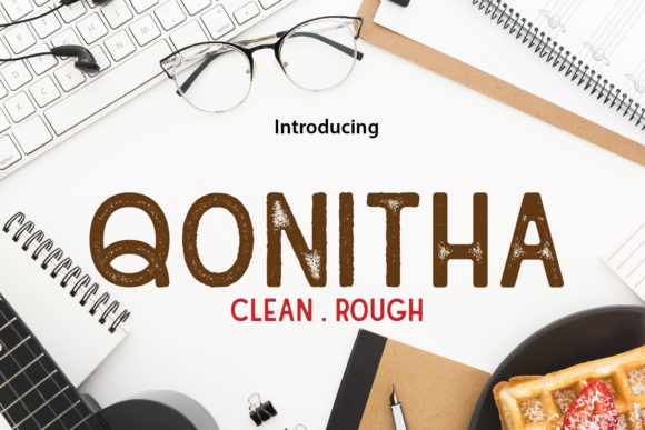 Qonitha: A Bold Display Font for Handmade Creations
