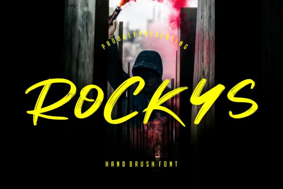 Rockys: A Bold Display Font for Editorial Elegance