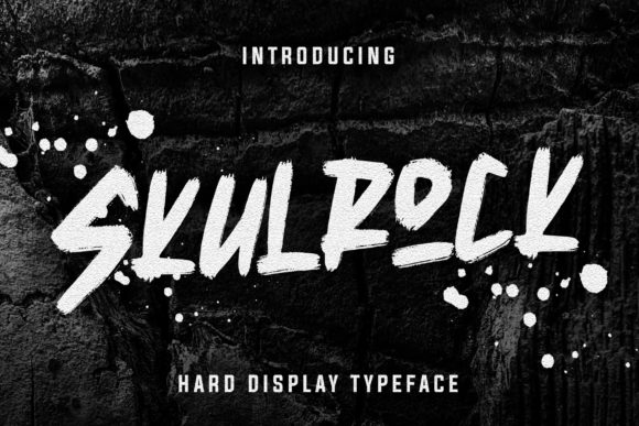 Skulrock: A Bold Display Font for Impactful Branding