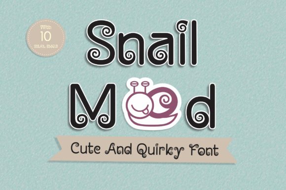 Snail Mood: A Joyful Font for Eye-Catching Campaigns