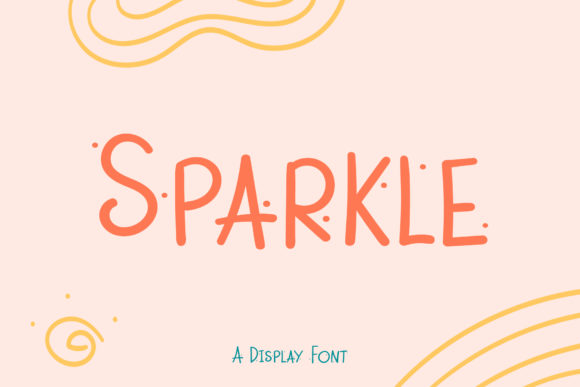 Sparkle Display Font for Editorial Design