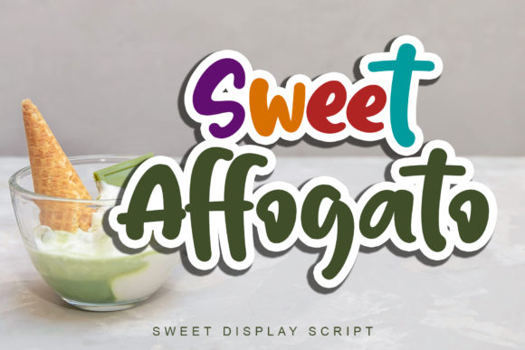 Sweet Affogato: A Playful Font for Creative Branding