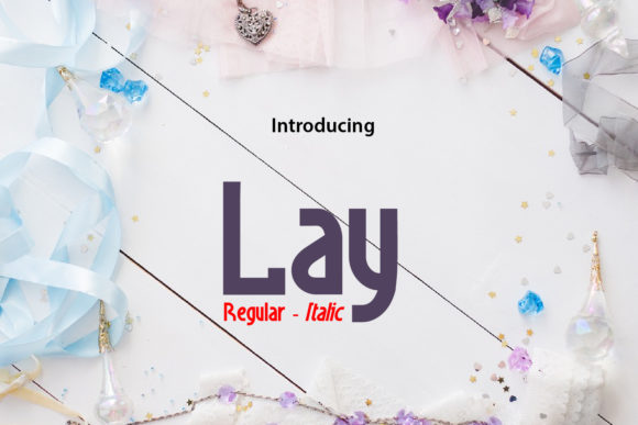 Testing Lay: A Modern Display Font for Web Projects