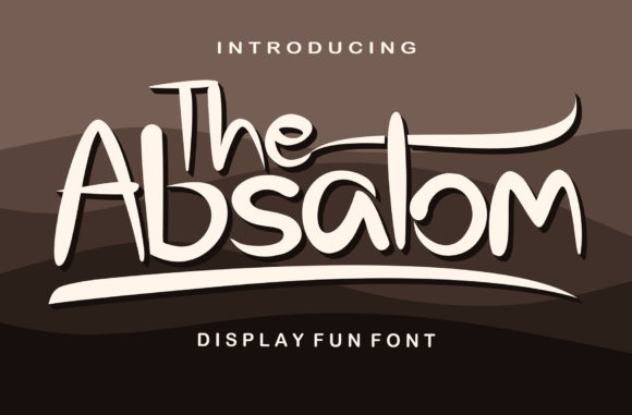 The Absalom: A Display Font with Quiet Elegance