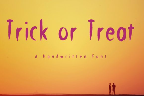Trick or Treat Font for Halloween-Themed Design