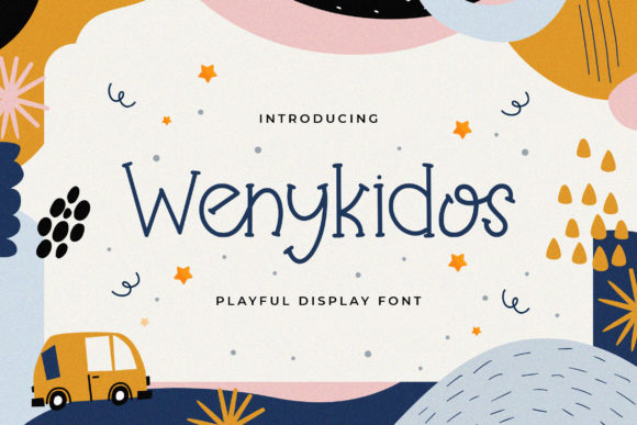 Wenykidos: A Joyful Display Font for Editorial Design