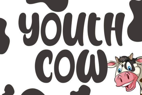Youth Cow: A Playful Display Font for Modern Branding