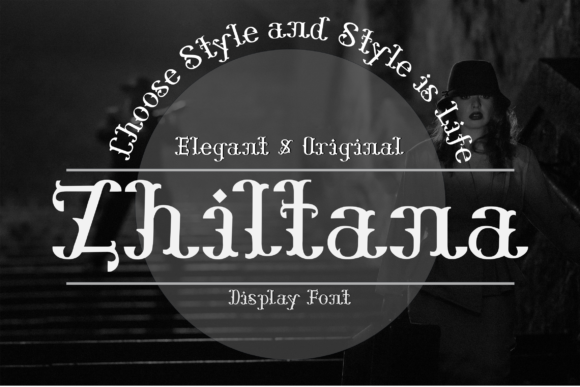 Zhiltana: A Unique Display Font for Bold Branding